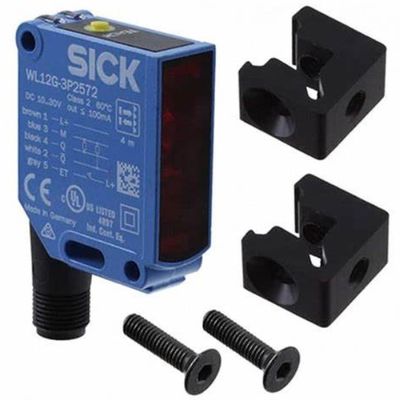 SICK WL12G-3P2572 Photoelectric Sensor Retroreflective Autocolimtn, Red, 660nm, PNP, M12, 5Pin