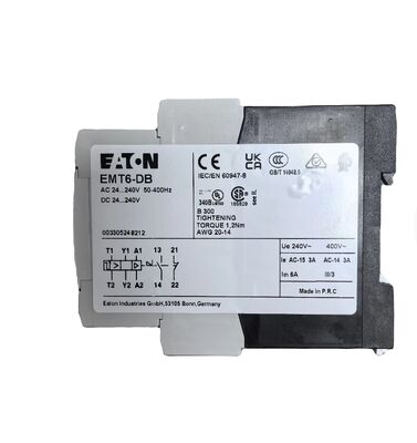 EATON EMT6-DB Thermistor Overload Relay for Machine Protection with 230V50/60Hz and Lock for Test Instruments