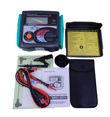Original Stock Kyoritsu Digital Insulation/continuity Resistance Tester 250v 500v 1000v Model 3005A/3007A
