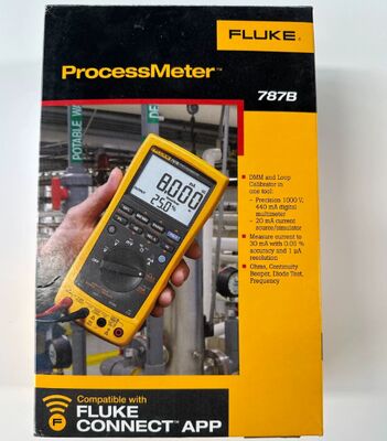 Hot sale - Original equipment. Fluke 787B ProcessMeter - Compact digital multimeter and mA loop calibrator solution - In stock