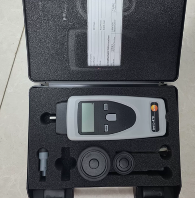 New Original Testo 470 Tachometer Kit with 99999 rpm Measuring Range ±0.02% Accuracy and 0.1 rpm Resolution