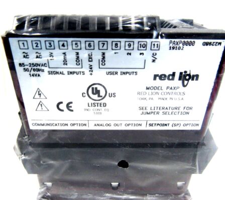 Red Lion Controls PAXP0000 5 Digit Display Programmable Function Keys CE Approved Process Input Meter