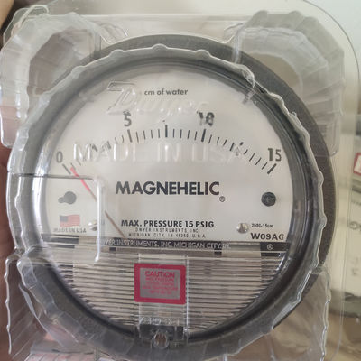 Série 2000 de Dwyer do calibre de pressão diferencial de Dwyer 0-15cm Magnehelic