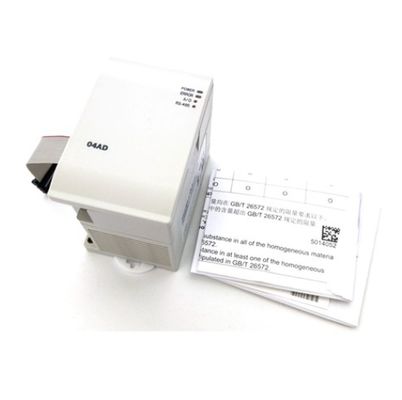 Enhanced Resolution PLC Delta 4-Ch 16-bit DVP04AD-H3 Analog Input Module for Temperature/Pressure Monitoring