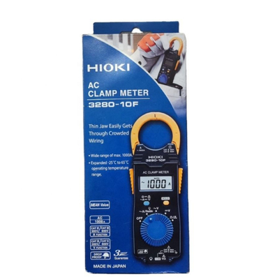 Alicate Amperímetro Hioki 3280-10F com Capacidade de 1000A Mede Corrente DC