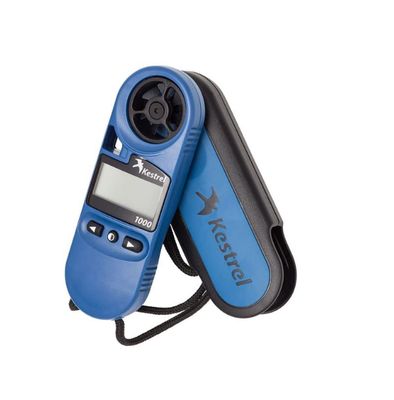 Kestrel 1000 Pocket Wind Meter/Anemometer with Reflective LCD 1-Second Updates Auto Shutdown Blue
