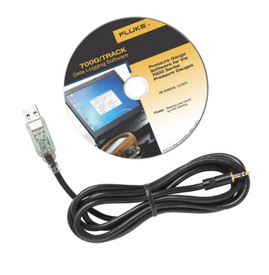 Fluke 700G/TRACK Logging Software Para uso com medidores da série 700G para realizar o registro de dados de medidores de pressão em tempo real