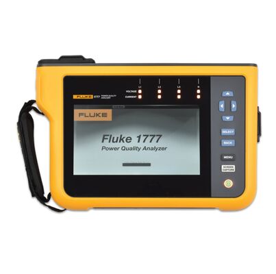 Fluke 1777 Analisador de Qualidade de Potência Trifásico com 1000 V CAT III/600 V CAT IV Segurança, Amostragem Síncrona de 24 bits e Captura de Transientes de 8 kV