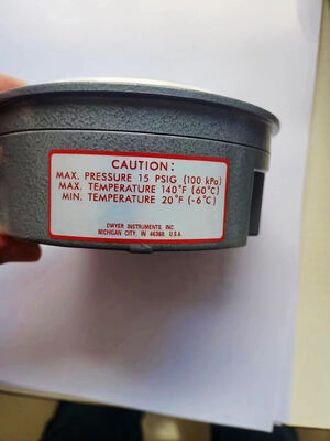 Dwyer Instruments 2000-60PA Differential Pressure Gage, 0-60 Pa  Magnehelic Series In stock