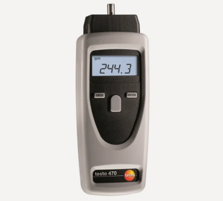 New Original Testo 470 Tachometer Kit with 99999 rpm Measuring Range ±0.02% Accuracy and 0.1 rpm Resolution
