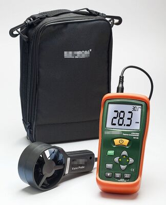 new original flir Extech AN300 Large Vane CFM/CMM Thermo-Anemometer