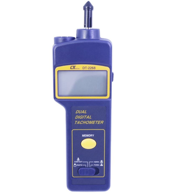 Lutron DT-2268 Photo Tachometer Contact Tachometer Measuring Range From 0.5 To100,000RPM