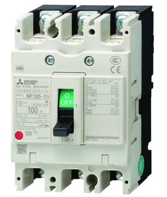 Mitsubishi NF125-SVU 3P 20A UL 489 Compliant Molded Case Circuit Breaker - NF Series