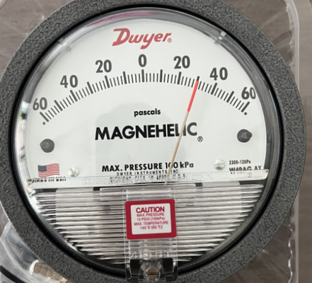 Medidor de pressão diferencial magneélico da série 2000 de Dwyer com 4 em diagrama e 1/8 em conexão de processo para faixa de 0-30Pa