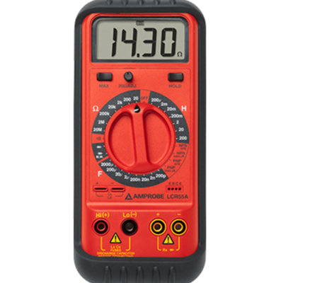 FLUKE Amprobe LCR55A Medidor LCR portátil Medir a indutividade, a capacidade, a resistência, os transistores, os diodos e os diodos de microondas