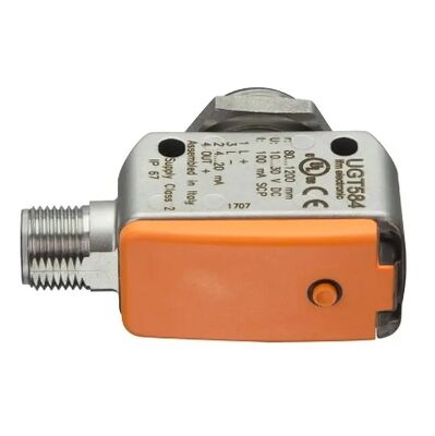 IFM UGT584 Ultrasonic Sensor Robust Rectangular Metal Housing