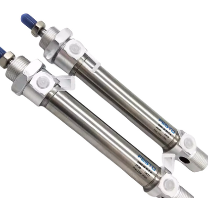 Festo DSNU ((-S) cilindro redondo cilindro ISO de dupla ação 20 mm Diâmetro do pistão 30 mm Corrida para uso industrial